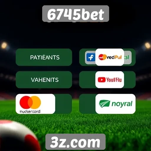 Métodos de pagamento disponíveis no 6745bet